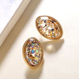 Korean White Acrylic Flower Petal Drop Earrings For Women's Fashion Statement Shell Flower Trend Alloy Pendant Earring Jewellery daiiibabyyy