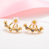 Korean White Acrylic Flower Petal Drop Earrings For Women's Fashion Statement Shell Flower Trend Alloy Pendant Earring Jewellery daiiibabyyy