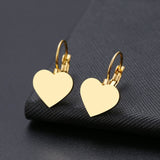 Fashion Earring World Map/Pineapple/Love Heart/Star Small Geometric Gift For Women Party Alentine's Day Stainless Steel Jewelry daiiibabyyy