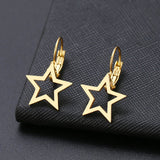 Fashion Earring World Map/Pineapple/Love Heart/Star Small Geometric Gift For Women Party Alentine's Day Stainless Steel Jewelry daiiibabyyy