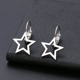 Fashion Earring World Map/Pineapple/Love Heart/Star Small Geometric Gift For Women Party Alentine's Day Stainless Steel Jewelry daiiibabyyy