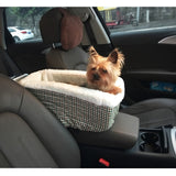 Car Seat Organizer Pet basket Universal Vehicle Armrest Box Pet Carrier Seat For Dog Car Accessories Interior Double layer Bags daiiibabyyy