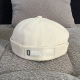 Vintage Dome Hat Mens Solid Color Velvet Beanies For Men Docker Sailor Crimping Brimless Skull Caps Casual Hip Hop Cap daiiibabyyy