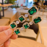 Upscale Luxurious Crystal Zircon Hair Clip Temperament Elegant Wild Hair Pins Leisure Prom Street Beat Personality Retro Hair Je daiiibabyyy