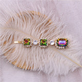 Upscale Luxurious Crystal Zircon Hair Clip Temperament Elegant Wild Hair Pins Leisure Prom Street Beat Personality Retro Hair Je daiiibabyyy