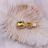 Upscale Luxurious Crystal Zircon Hair Clip Temperament Elegant Wild Hair Pins Leisure Prom Street Beat Personality Retro Hair Je daiiibabyyy