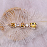Upscale Luxurious Crystal Zircon Hair Clip Temperament Elegant Wild Hair Pins Leisure Prom Street Beat Personality Retro Hair Je daiiibabyyy