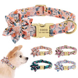 Dog Accessories Pet Puppy Cat Collar Custom Nylon Printed Dog Nameplate Collar Personalized Engraved ID Tag Collars Small Dogs daiiibabyyy