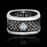 Huitan Party Men Rings Creative Watch Shaped Two Tone Design Rings For Men Wedding Ring With Size 6-14 Male Jewelry daiiibabyyy