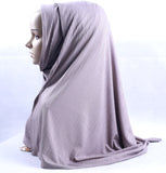 Fashion Pleated Stripe Scarf Women Muslim Jersey Hijabs Shawl hijeb femme Africa Headband Long Islam Underscarf Sjaal Bufandas daiiibabyyy