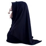 Fashion Pleated Stripe Scarf Women Muslim Jersey Hijabs Shawl hijeb femme Africa Headband Long Islam Underscarf Sjaal Bufandas daiiibabyyy
