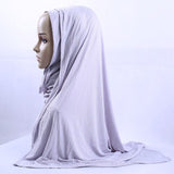 Fashion Pleated Stripe Scarf Women Muslim Jersey Hijabs Shawl hijeb femme Africa Headband Long Islam Underscarf Sjaal Bufandas daiiibabyyy