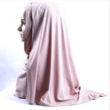 Fashion Pleated Stripe Scarf Women Muslim Jersey Hijabs Shawl hijeb femme Africa Headband Long Islam Underscarf Sjaal Bufandas daiiibabyyy