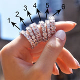 Huitan Gorgeous AAA Cubic Zirconia Promise Rings for Women 6 Styles Available Noble Wedding Jewelry Ring for Girl Fine Gift Ring daiiibabyyy