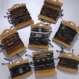 IFMIA Vintage Multi-layer Leather Bracelet Ladies Men's Bracelet Jewelry Bracelets Bangles New Style Party Gift Bohemian Gifts daiiibabyyy