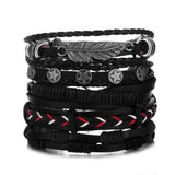 IFMIA Vintage Multi-layer Leather Bracelet Ladies Men's Bracelet Jewelry Bracelets Bangles New Style Party Gift Bohemian Gifts daiiibabyyy
