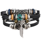 IFMIA Vintage Multi-layer Leather Bracelet Ladies Men's Bracelet Jewelry Bracelets Bangles New Style Party Gift Bohemian Gifts daiiibabyyy