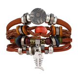 IFMIA Vintage Multi-layer Leather Bracelet Ladies Men's Bracelet Jewelry Bracelets Bangles New Style Party Gift Bohemian Gifts daiiibabyyy