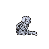 Skeleton Enamel Pins Movie Role Women Face Brooches Punk Dark Gothic Skeleton Skull Collection Badge Party Gifts For Women Men daiiibabyyy