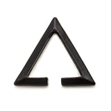 Fashion Gothic Triangle earrings Unisex Punk Rock copper Men Women Ear Stud Earrings Pierced Push-Back Ear Plug Buckle jewelry daiiibabyyy