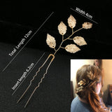 Women U-shaped Pin Metal Barrette Clip Hairpins Simulated Pearl Bridal Tiara Hair Accessories Wedding Hairstyle Design Tools daiiibabyyy