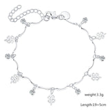 Silver color Pretty nice Butterfly chain bracelet fashion charm Anklet wedding Cute women lady party gift LH035 daiiibabyyy