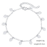 Silver color Pretty nice Butterfly chain bracelet fashion charm Anklet wedding Cute women lady party gift LH035 daiiibabyyy