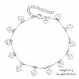 Silver color Pretty nice Butterfly chain bracelet fashion charm Anklet wedding Cute women lady party gift LH035 daiiibabyyy