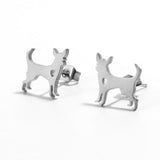 Multiple Minimalist Stud Earrings for Women Female Stainless Steel Animals Cute Earrings Carnations Jewlery Accessories daiiibabyyy