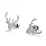 Multiple Minimalist Stud Earrings for Women Female Stainless Steel Animals Cute Earrings Carnations Jewlery Accessories daiiibabyyy