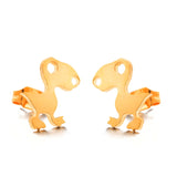 Multiple Minimalist Stud Earrings for Women Female Stainless Steel Animals Cute Earrings Carnations Jewlery Accessories daiiibabyyy