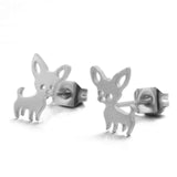 Multiple Minimalist Stud Earrings for Women Female Stainless Steel Animals Cute Earrings Carnations Jewlery Accessories daiiibabyyy