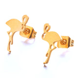 Multiple Minimalist Stud Earrings for Women Female Stainless Steel Animals Cute Earrings Carnations Jewlery Accessories daiiibabyyy