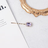 Hot Sell New Korean Vintage Purple Crystal Hairpins Elegant Pearl Hair Clips for Women Fashion Summer Holiday Hair Accessories daiiibabyyy