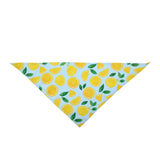 Fruit Print Pet Dog Bandana Small Dog Cat Scarf Adjustable Cotton Dog Puppy Bandanas Bibs Summer Pet Dog Grooming Accessories daiiibabyyy