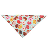 Fruit Print Pet Dog Bandana Small Dog Cat Scarf Adjustable Cotton Dog Puppy Bandanas Bibs Summer Pet Dog Grooming Accessories daiiibabyyy