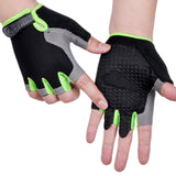 HOT Cycling Anti-slip Anti-sweat Men Women Half Finger Gloves Breathable Anti-shock Sports Gloves Bike Bicycle Glove daiiibabyyy