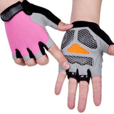 HOT Cycling Anti-slip Anti-sweat Men Women Half Finger Gloves Breathable Anti-shock Sports Gloves Bike Bicycle Glove daiiibabyyy