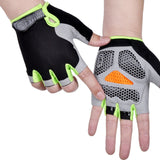 HOT Cycling Anti-slip Anti-sweat Men Women Half Finger Gloves Breathable Anti-shock Sports Gloves Bike Bicycle Glove daiiibabyyy