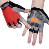 HOT Cycling Anti-slip Anti-sweat Men Women Half Finger Gloves Breathable Anti-shock Sports Gloves Bike Bicycle Glove daiiibabyyy