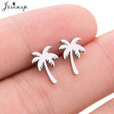 Mini Stainless Steel Earings Fashion Jewelry Small Animal Ear Studs Punk Cross Star Dragon Ballet Stud Earrings Pendientes Gifts daiiibabyyy
