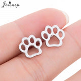 Mini Stainless Steel Earings Fashion Jewelry Small Animal Ear Studs Punk Cross Star Dragon Ballet Stud Earrings Pendientes Gifts daiiibabyyy