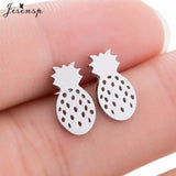 Mini Stainless Steel Earings Fashion Jewelry Small Animal Ear Studs Punk Cross Star Dragon Ballet Stud Earrings Pendientes Gifts daiiibabyyy