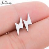 Mini Stainless Steel Earings Fashion Jewelry Small Animal Ear Studs Punk Cross Star Dragon Ballet Stud Earrings Pendientes Gifts daiiibabyyy