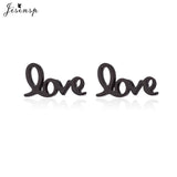 Mini Stainless Steel Earings Fashion Jewelry Small Animal Ear Studs Punk Cross Star Dragon Ballet Stud Earrings Pendientes Gifts daiiibabyyy