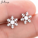 Mini Stainless Steel Earings Fashion Jewelry Small Animal Ear Studs Punk Cross Star Dragon Ballet Stud Earrings Pendientes Gifts daiiibabyyy