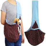Pet Sling Dog Cat Puppy Small Animal Carrier Candy Pattern 100% Cotton Pet Shoulder Bag Carriers Puppy Pouch daiiibabyyy