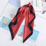 AWAYTR Square Silk scarf 60*60cm Headband hairbands Hair Hoop Accessories For Women Girl Lady Head Neck Satin Scarf Handkerchief daiiibabyyy