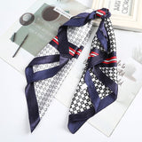 AWAYTR Square Silk scarf 60*60cm Headband hairbands Hair Hoop Accessories For Women Girl Lady Head Neck Satin Scarf Handkerchief daiiibabyyy