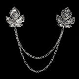 Man Suit Shirt Collar Tassel Chain Lapel Pin Brooch Dragon Badge Retro Pins Wedding Dress Party Dance Neckware Accessories daiiibabyyy